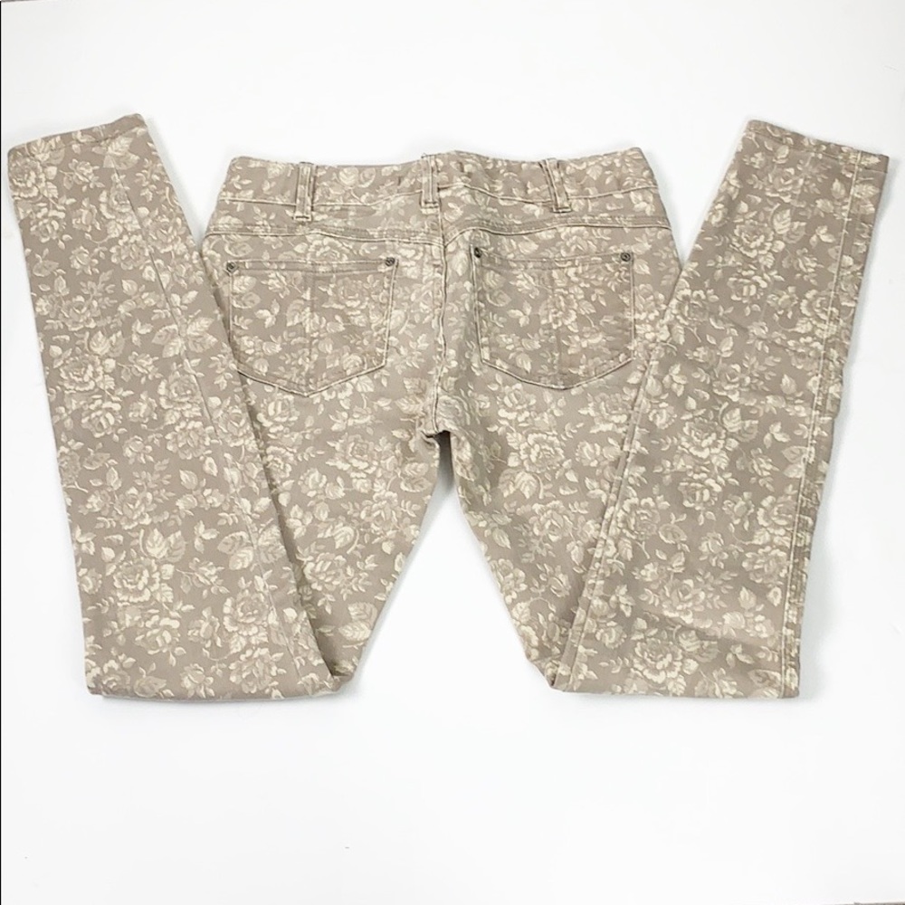 Free People Millennium Floral Skinny Jeans 26 - Picture 5 of 6